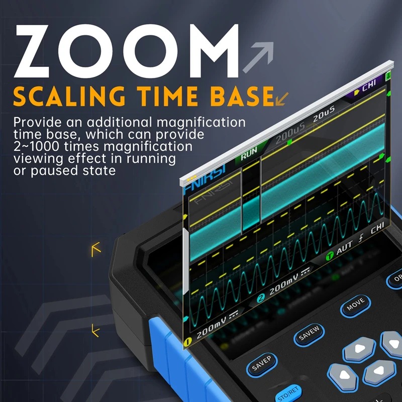 FNIRSI DPOX180H Handheld Digit - огляд і ціна Fnirsi Digital Oscilloscope Handheld