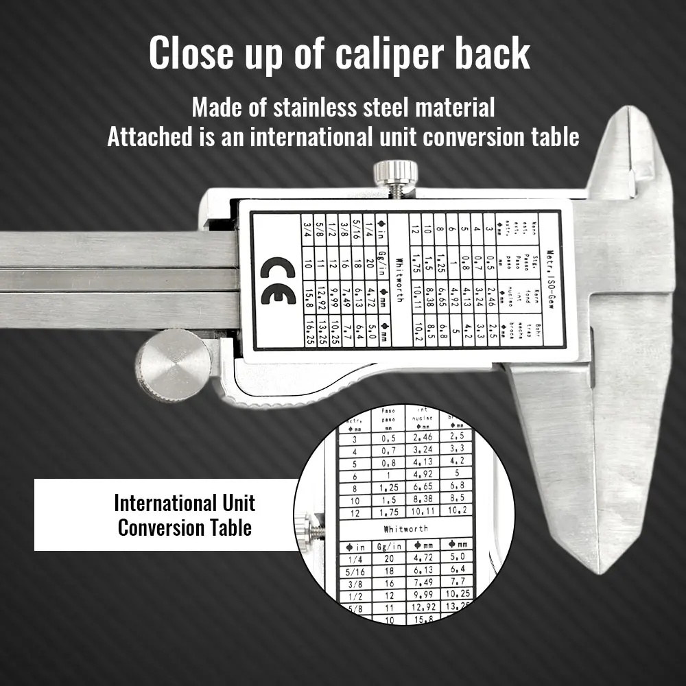 TON09 6-Inch 150mm Stainless S - огляд і ціна Digital Caliper 150Mm Stainless Steel