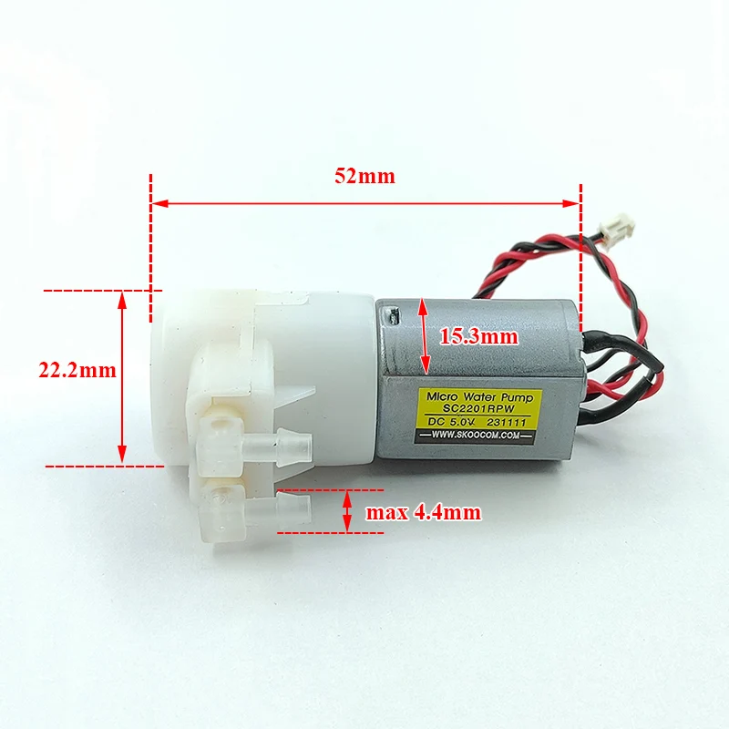SKOOCOM SC2201RPM Mini 130 Per - огляд і ціна Mini Peristaltic Pump 12V